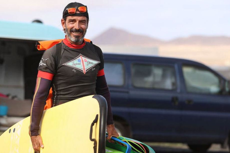 Longboard Surf Lessons Famara Beach